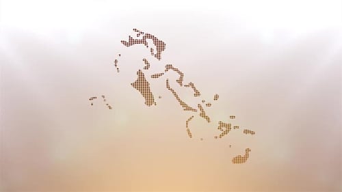 Elegant Digital Pixel Map Reveal Animation Opener