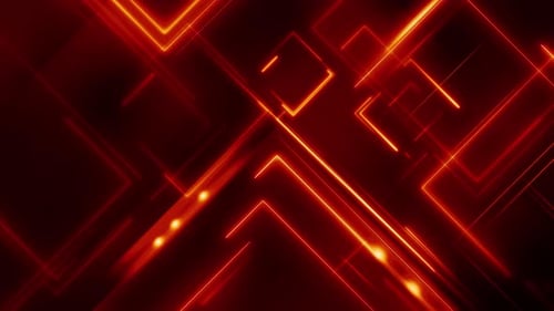 Abstract Tech Neon Background V2