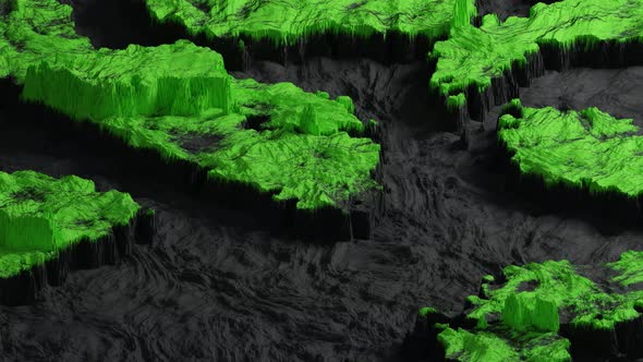Digital Morphing Colorful Landscape VJ Loop, Backgrounds Motion ...