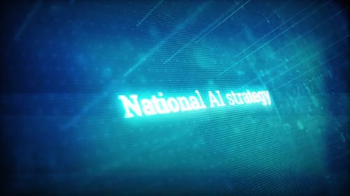 Futuristic Digital Glitch Text Reveal