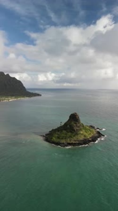 Vista da Ilha Mokoli’ i na Baía de Kaneohe