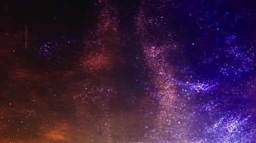 Shimmering Particle Bokeh Abstract Background