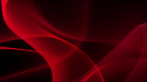 Fluid Abstract Red Lines Flowing Motion Background