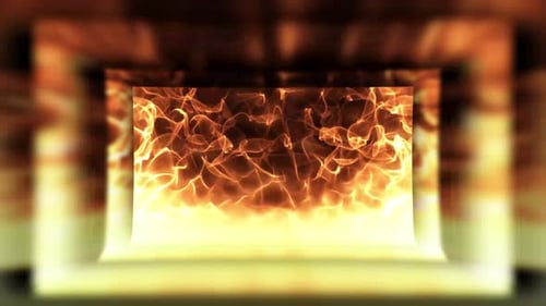 Abstract Glowing Fluid Energy Animated Background