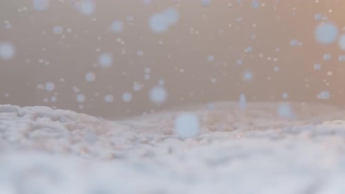 Abstract Particles Flowing Upwards Over Textured Surface