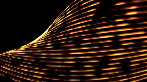 Glowing Abstract Digital Lines Seamless Loop Background