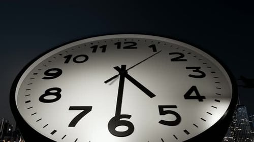 Clocks Turn Delayed At Night