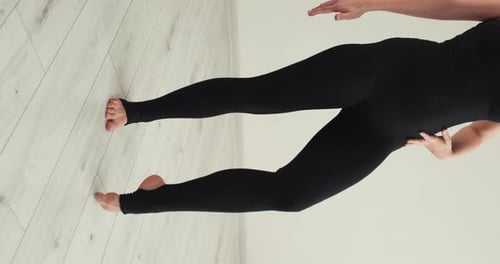 Ballet Class Dance School Woman Leg Movements