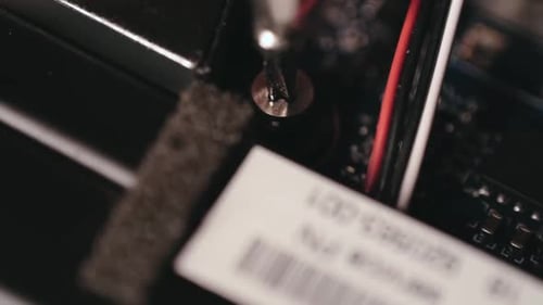 Screwdriver Tightening Computer Circuit Board Screw