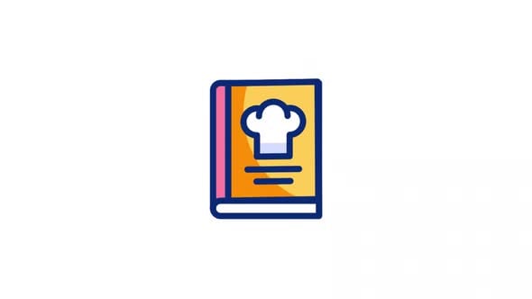 Cookbook Animated Icons , Elements Motion Graphics ft. 2d animation ...