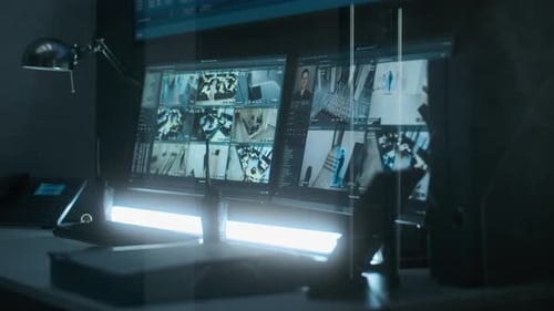 Security System Monitors People on Surveillance Cameras