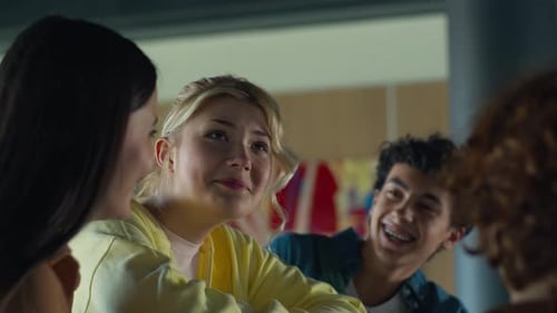 University Friendship Back to School College Group of Teens Teenagers Pupils Students People Girls