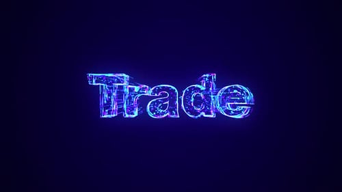 Futuristic Digital Particle Text Reveal: Kinetic Typography