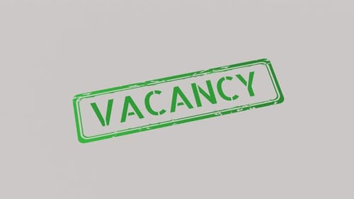 VACANCY Stamp