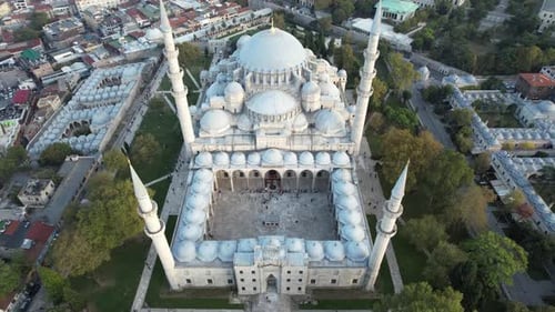 Aerial Historical Mosque