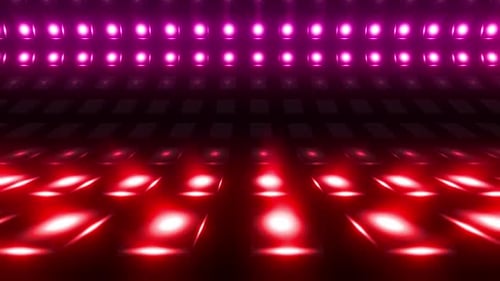 4 K Colored Flashing Lights Loop