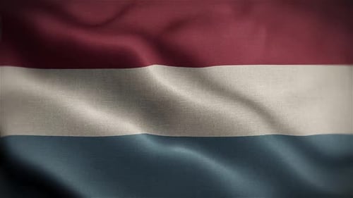 Horizontal Striped Flag Waving Background Animation