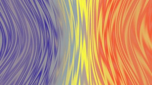 Abstract Flowing Wavy Lines Colorful Liquid Motion Background