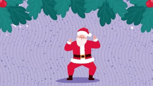 Animated Dancing Santa Claus for Christmas Celebrations
