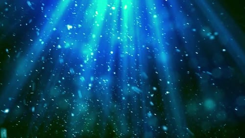 Christmas Winter Snow Heavenly Rays Background 6