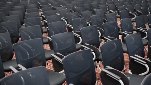 Spacious Comfortable Room Is Ready for a Public Event with Lots Of