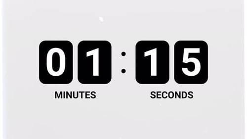 5 Minute Countdown Timer With Digital Numbers