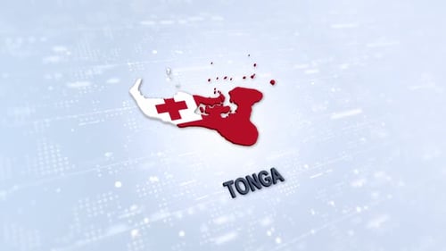 Karte von Tonga