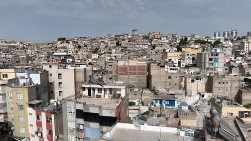Sanliurfa, Birecik City Aerial View