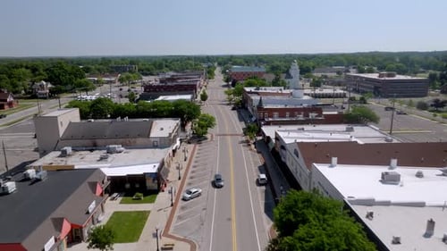Downtown Lapeer, Michigan.