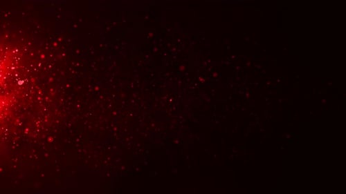 Fond de particules abstraites rouges V4