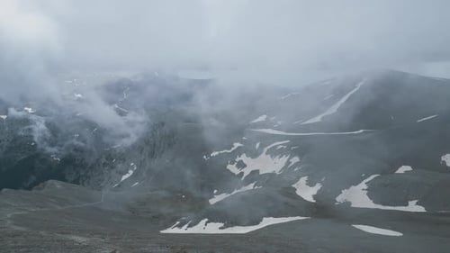 Drone aérien du mont Olympe