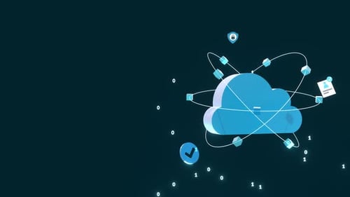 Animated Cloud Computing Technology with Binary Data for Secure Storage & Fast Data Transfer