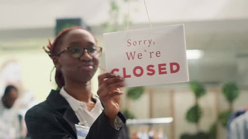 Worker Opens Clothing Store
