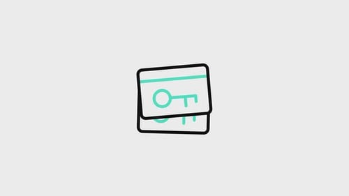 Key Card Animated Icon
