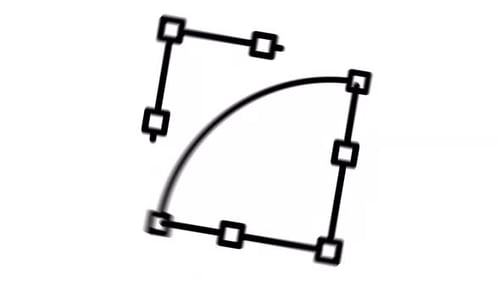 Vektor-Flache Icon-Animation mit Seamless Loop und Alpha