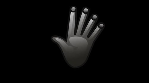 Glove animated emoji