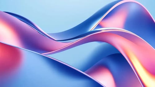 Dynamic Abstract Fluid Wavy Gradient Background Loop