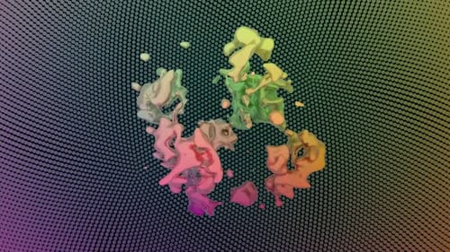 Colorful streaming background