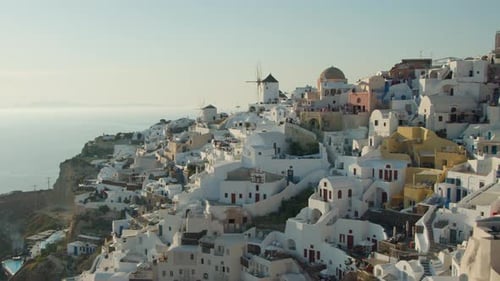 The Greek village of Oia, Santorini island