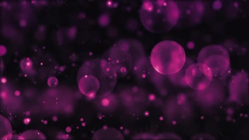 Colorful Bokeh Particles Motion Loop