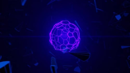 Purple and Blue Universal Background Loop Animation for Your Entire Song in 1080HD