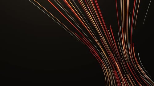 Abstract Glowing Lines Background Loop Animation