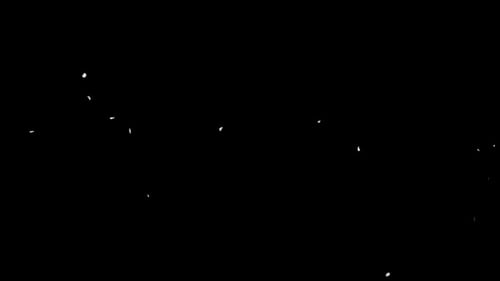 Silver Ribbon Explosion In Motion With Alpha Channel Background