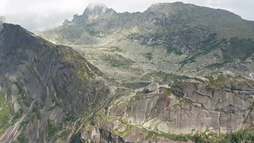 A Majestic Panorama of Mountain Ranges Stretching to the Horizon