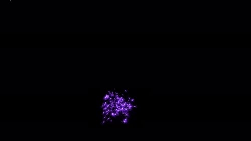 Abstract Glowing Particles