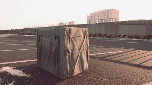 3D Realistic Fabric Unwrap Reveal from Box