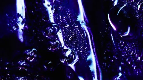 Wet Glass Color Condense Illuminated Shiny Area