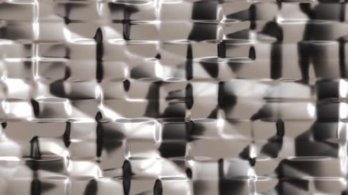 Dynamic Liquid Metal Grid Background Animation