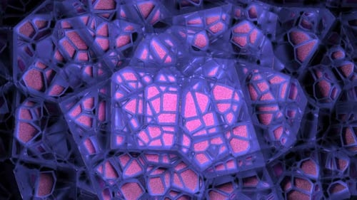 Abstract fluctuating spider web background