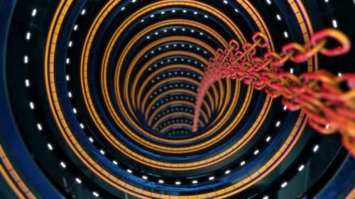 3d Tunnel Background VJ